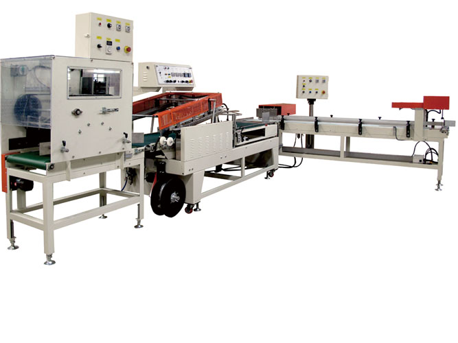 C9A. Shrink packing machine for Tissue / Hand towel bundle and tissue box